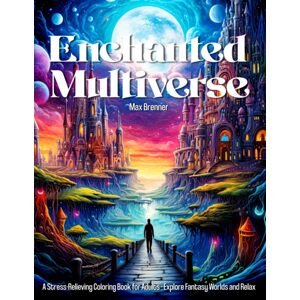 Enchanted Multiverse, antistresové omalovánky, Max Brenner