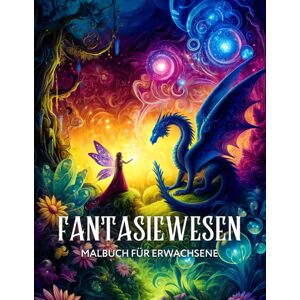 Fantasiewesen Malbuch für Erwachsene, antistresové omalovánky, Anastasia Anemone