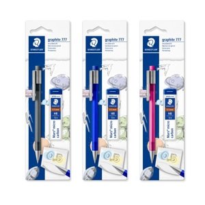 Staedtler, 7775SBK25D, Graphite 777, mikrotužka/pentelka, mix barev, 2 ks Barva: Modrá