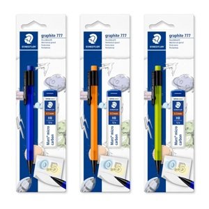 Staedtler, 7775SBK25D, Graphite 777, mikrotužka/pentelka, mix barev, 2 ks Barva: Oranžová