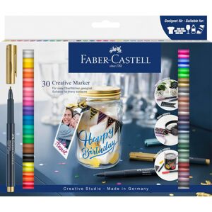 Faber-Castell Faber-Castell, 160730, sada popisovačů na různé povrchy, 30 ks