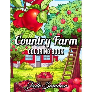 Country Farm, antistresové omalovánky, Jade Summer