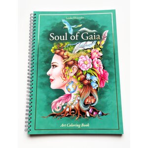 Soul of Gaia, antistresové omalovánky s podpisem autorky, Lenka Filonenko