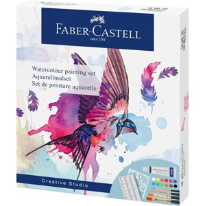 Faber-Castell Faber-Castell, 169618, kreativní akvarelová sada s příslušenstvím, 18 ks