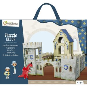 Avenue Mandarine Avenue Mandarine, PU003, Puzzle Decor, kartonový hrad s rytíři