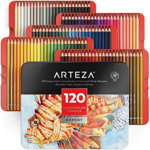 Arteza, ARTZ-8362, Arteza Expert, sada akvarelových pastelek, 120 ks