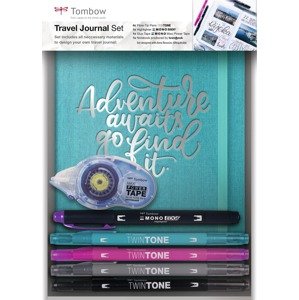 Tombow, Travel journal set, set pro vedení cestovního deníku, 7 ks