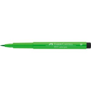 Faber-Castell, 167403, Pitt Artist Pen, popisovač se štětečkovým hrotem (brush), 1 ks Barva: Leaf green 112