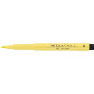 Faber-Castell, 167403, Pitt Artist Pen, popisovač se štětečkovým hrotem (brush), 1 ks Barva: Light yellow glaze 104