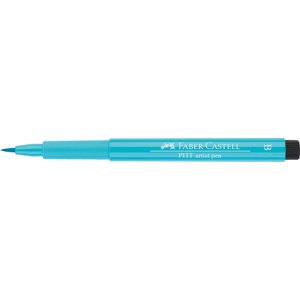 Faber-Castell, 167403, Pitt Artist Pen, popisovač se štětečkovým hrotem (brush), 1 ks Barva: Light cobalt turquoise 154