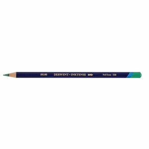 Derwent, Inktense, inkoustové, akvarelové pastelky, kusové, 1 ks Barva: Vivid green 1330