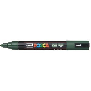 Uni-ball, PC-5M, Posca, akrylový popisovač, kusový, 1 ks Barva: Anglická zelená