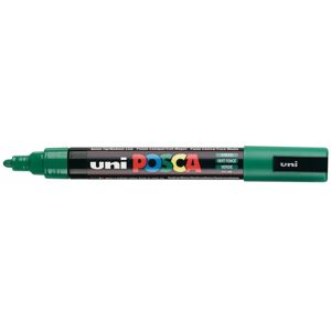 Uni-ball, PC-5M, Posca, akrylový popisovač, kusový, 1 ks Barva: Zelená