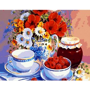 TSvetnoy, LG127e, Diamond painting - diamantové malování, 40 x 50 cm, Malinová marmeláda