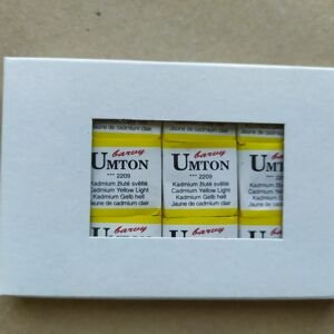Umton, mistrovské akvarelové barvy, 1/2 pánvička, 2,6 ml, 1 ks Barva Umton: 2209 Kadmium žluté světlé
