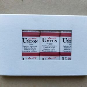 Umton, mistrovské akvarelové barvy, 1/2 pánvička, 2,6 ml, 1 ks Barva Umton: 2229 Kadmium purpurové