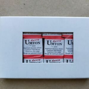 Umton, mistrovské akvarelové barvy, 1/2 pánvička, 2,6 ml, 1 ks Barva Umton: 2230 Kadmium červené střední