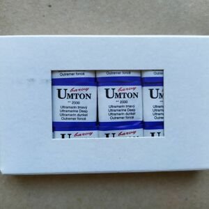 Umton, mistrovské akvarelové barvy, 1/2 pánvička, 2,6 ml, 1 ks Barva Umton: 2330 Ultramarin tmavý