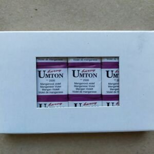 Umton, mistrovské akvarelové barvy, 1/2 pánvička, 2,6 ml, 1 ks Barva Umton: 2500 Manganová violeť
