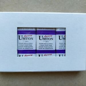 Umton, mistrovské akvarelové barvy, 1/2 pánvička, 2,6 ml, 1 ks Barva Umton: 2511 Kobalt fialový tmavý