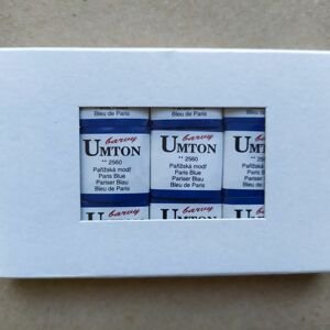 Umton, mistrovské akvarelové barvy, 1/2 pánvička, 2,6 ml, 1 ks Barva Umton: 2560 Pařížská modř