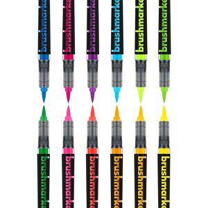 Karin, Brushmarker Pro, štětečkový popisovač, Neon odstíny, 1 ks Barva: NEON Yellow green 0210
