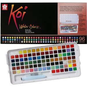 Sakura, ‎XNCW-96N, KOI, sada akvarelových barev, 96 odstínů