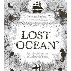 Lost Ocean, antistresové omalovánky, Johanna Basford
