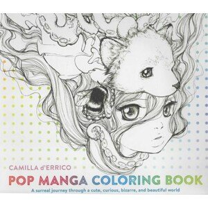 Pop Manga, antistresové omalovánky, Camilla D'Errico