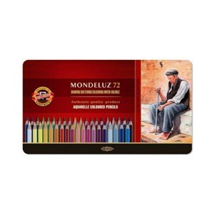 Kohinoor Koh-i-noor, 3727072001PL, Mondeluz, souprava akvarelových pastelek, 72 ks