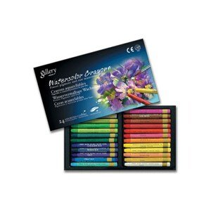 Mungyo, MAC24, Watercolor crayons, sada akvarelových pastelů, 24 ks