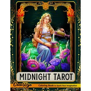 Midnight Tarot, antistresové omalovánky, Coco Wyo