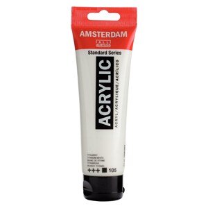 Royal Talens Royal Talens, Amsterdam, akrylové barvy, 120 ml, 1 ks Amsterdam: 105 Titanium white
