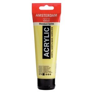 Royal Talens, Amsterdam, akrylové barvy, 120 ml, 1 ks Amsterdam: 274 Nickel titanium yellow