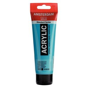 Royal Talens, Amsterdam, akrylové barvy, 120 ml, 1 ks Amsterdam: 522 Turquoise blue