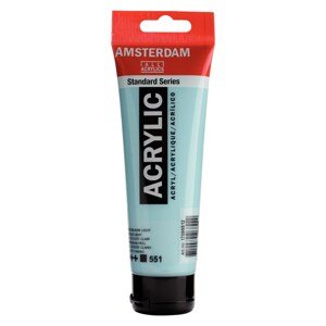 Royal Talens, Amsterdam, akrylové barvy, 120 ml, 1 ks Amsterdam: 551 Sky blue light