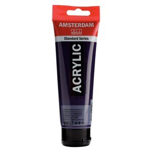 Royal Talens, Amsterdam, akrylové barvy, 120 ml, 1 ks Amsterdam: 568 Permanent blue violet