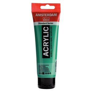 Royal Talens, Amsterdam, akrylové barvy, 120 ml, 1 ks Amsterdam: 615 Emerald green