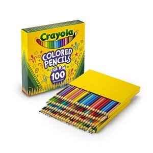 Crayola, 68-8100, Colored pencils, klasické pastelky, 100 ks