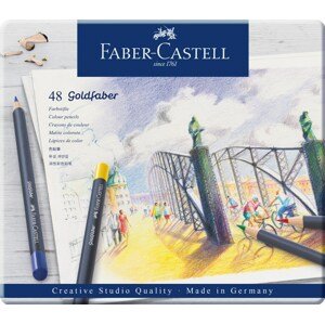 Faber-Castell Faber Castell, 114748, Goldfaber, sada uměleckých pastelek, 48 ks