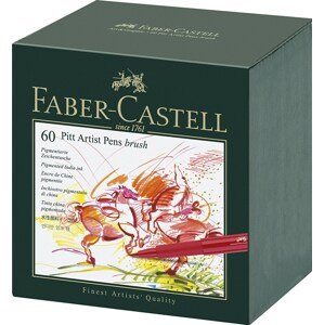 Faber-Castell, 167150, PITT artist pens, studio box, brush popisovače, 60 ks