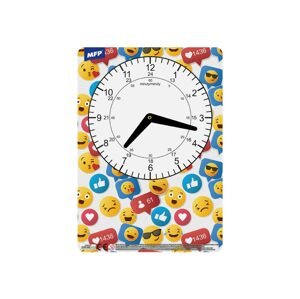 MFP, 5300546, dětské papírové hodiny, 1 ks Potisk: Emoji