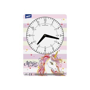 MFP, 5300546, dětské papírové hodiny, 1 ks Potisk: Jednorožec