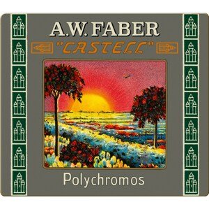 Faber-Castell, 211002, Polychromos, umělecké pastelky nejvyšší kvality, limitovaná edice, retro, 24 ks