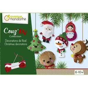 Avenue Mandarine, KC062, kreativní sada, dětské šití vánoční dekorace