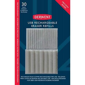 Derwent, 2305811, náhradní gumové špalíky pro USB gumu, 30 ks