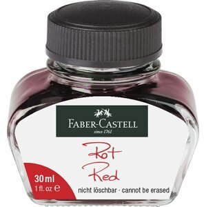 Faber-Castell, 148704, inkoust, červená, 30 ml