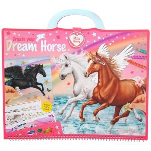 Miss Melody, 3057485, Dream Horse, antistresové omalovánky s nálepkami