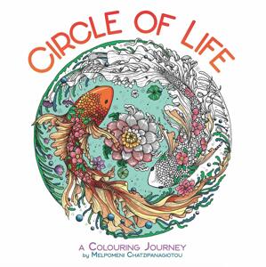 Circle of Life, antistresové omalovánky, Melpomeni Chatzipanagiotou