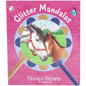 Horses Dreams, 1239316, Glitter mandalas, kreativní sada, pískování, koně